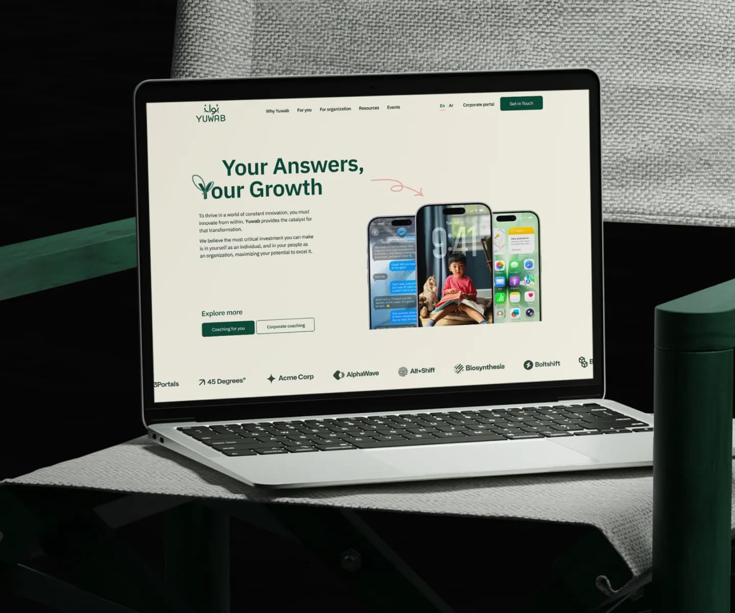 Coaching Website — Service Brand · Trust