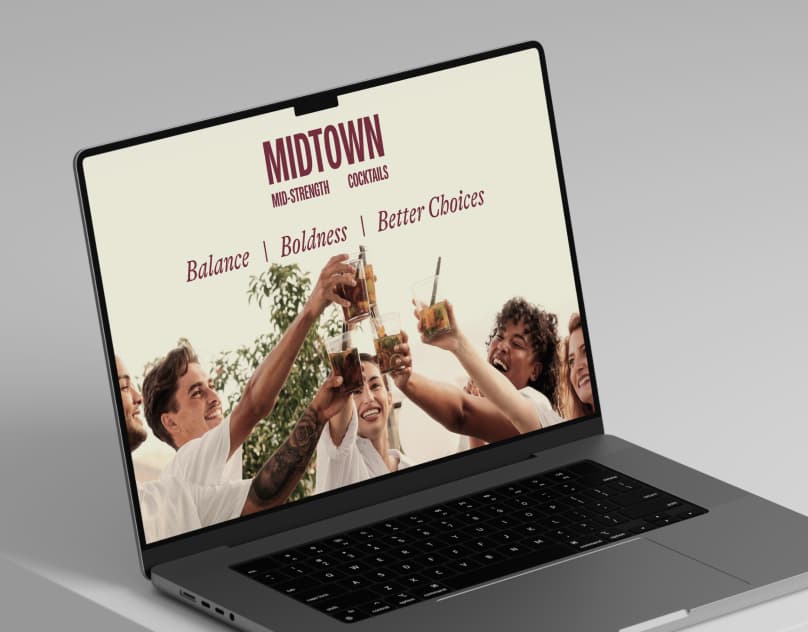Midtown Cocktails — pitch deck for a cocktail brand