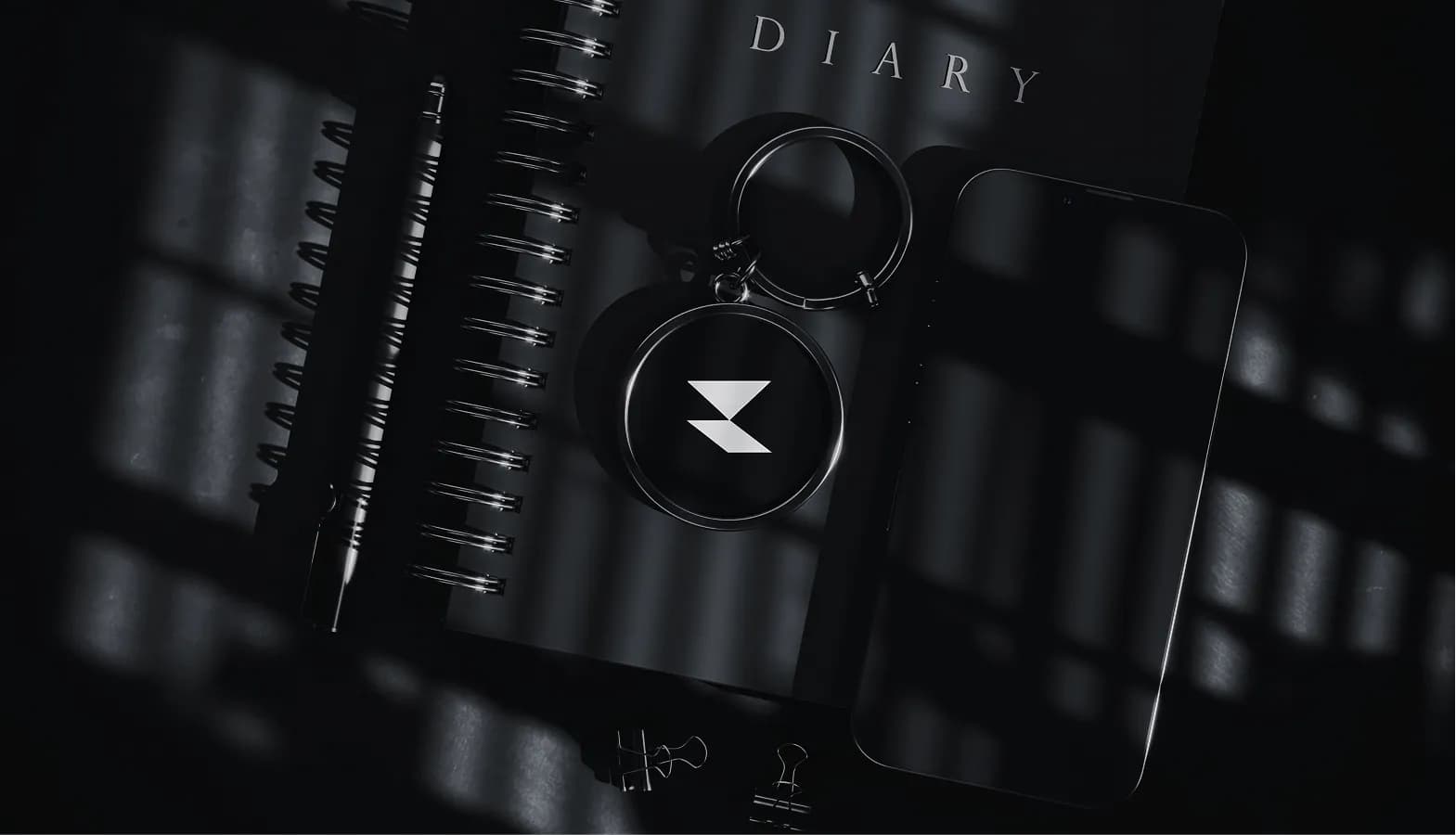 Frontier Autonomy brand applied to physical merchandise and accessories