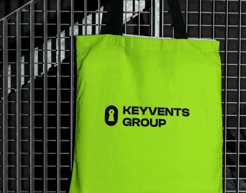 Logo composition — room, entrance, bright light