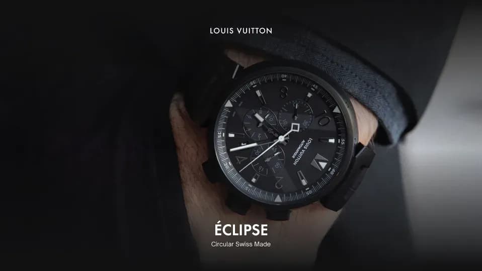 Louis Vuitton editorial deck — one idea per spread