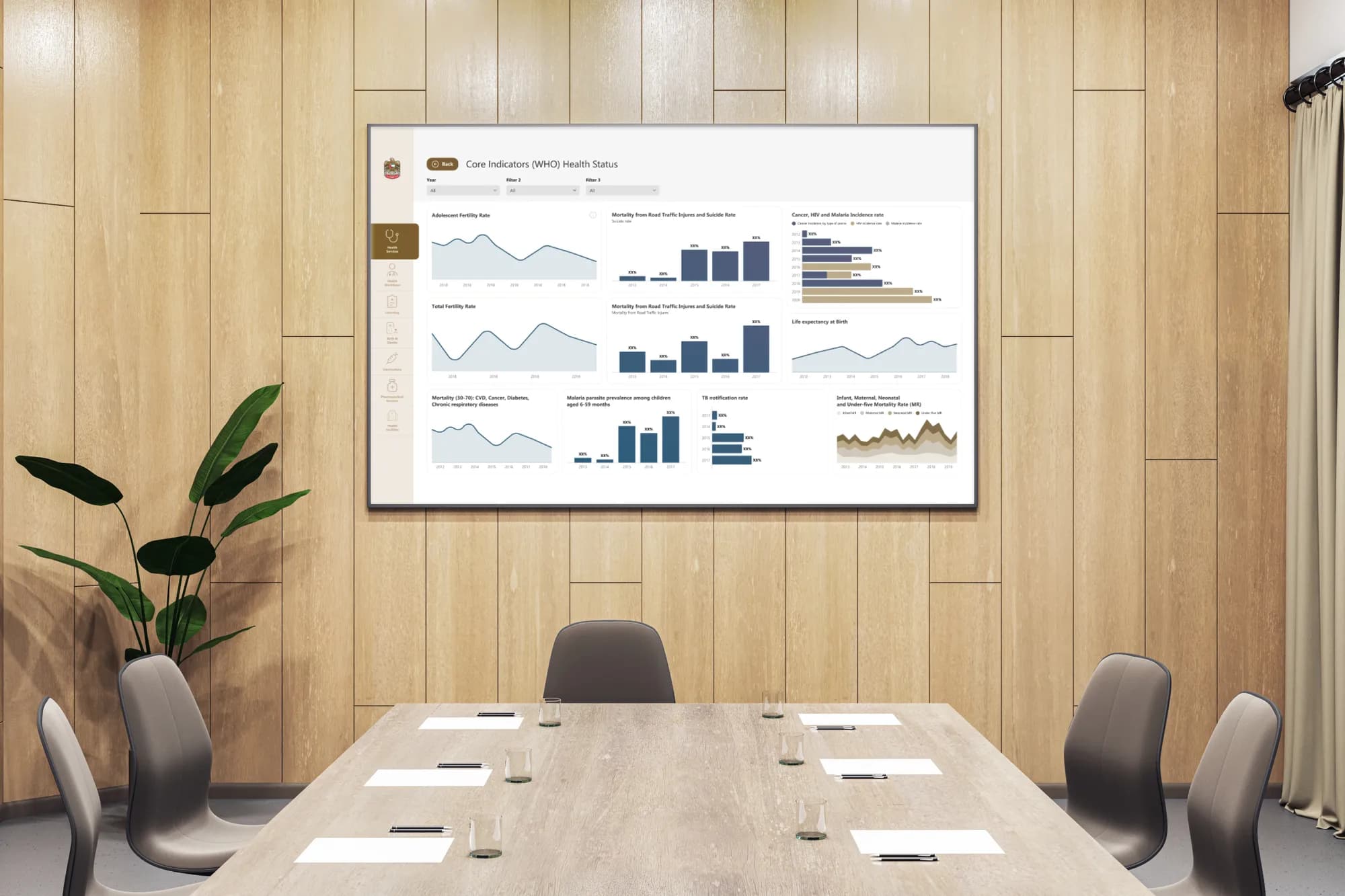 Navigation built for quick search and analysis