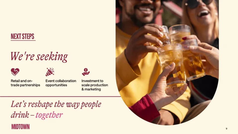 Midtown Cocktails — full deck presentation overview