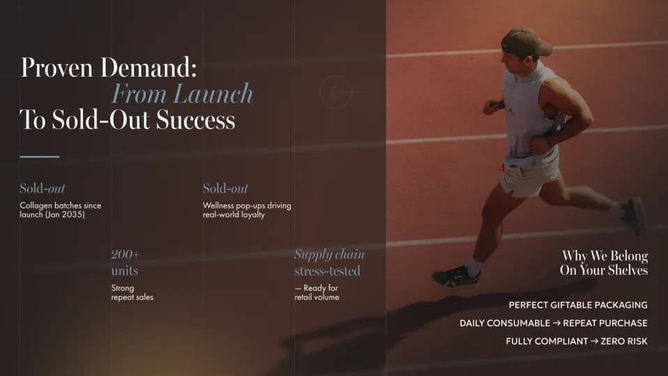 Wellness Brand — visual direction and typography system